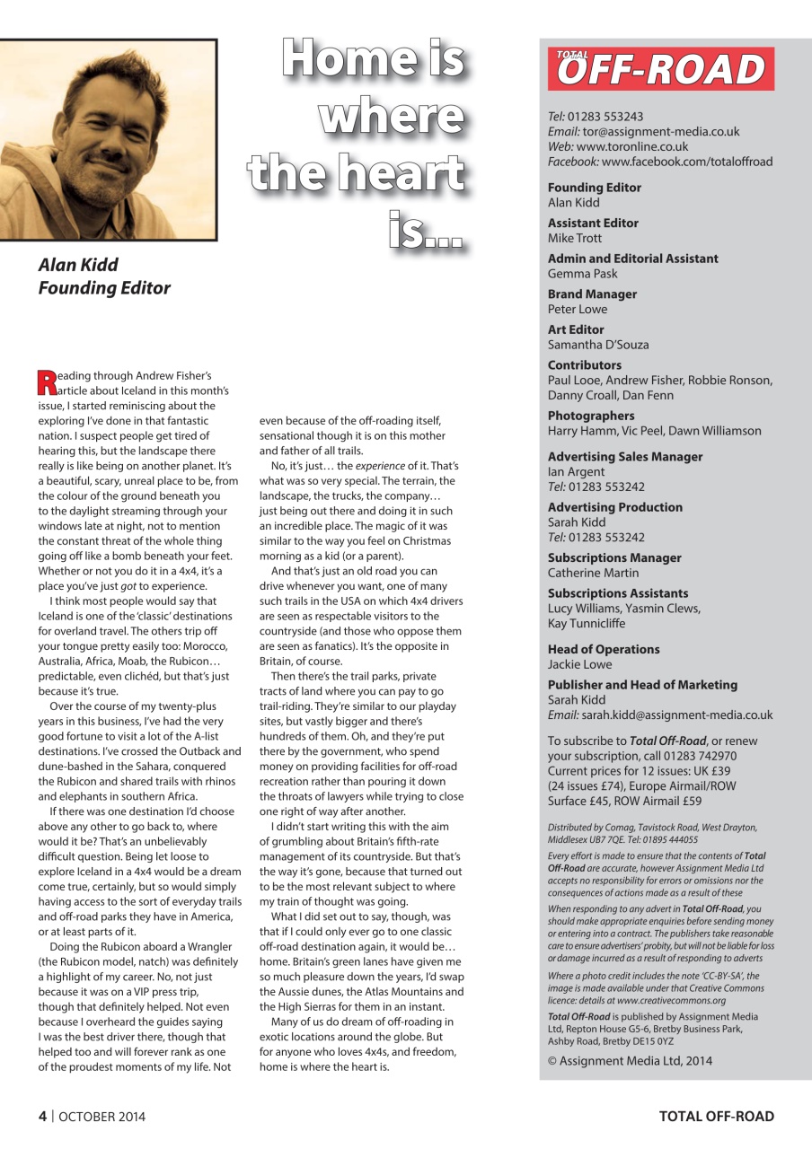 Overlander 4X4 Preview Pages