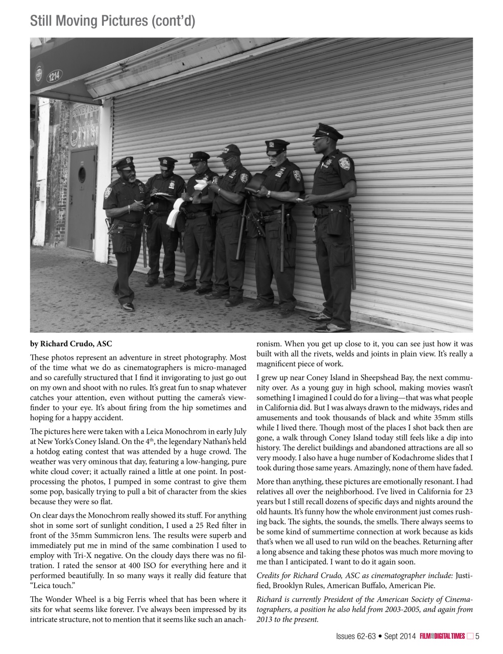 Film and Digital Times Preview Pages