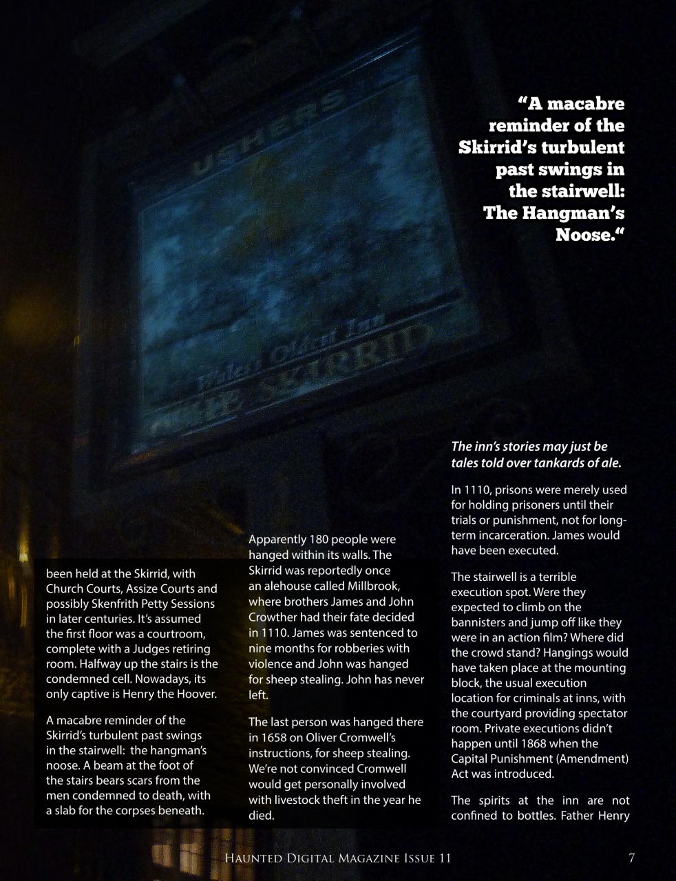 Haunted Magazine Preview Pages