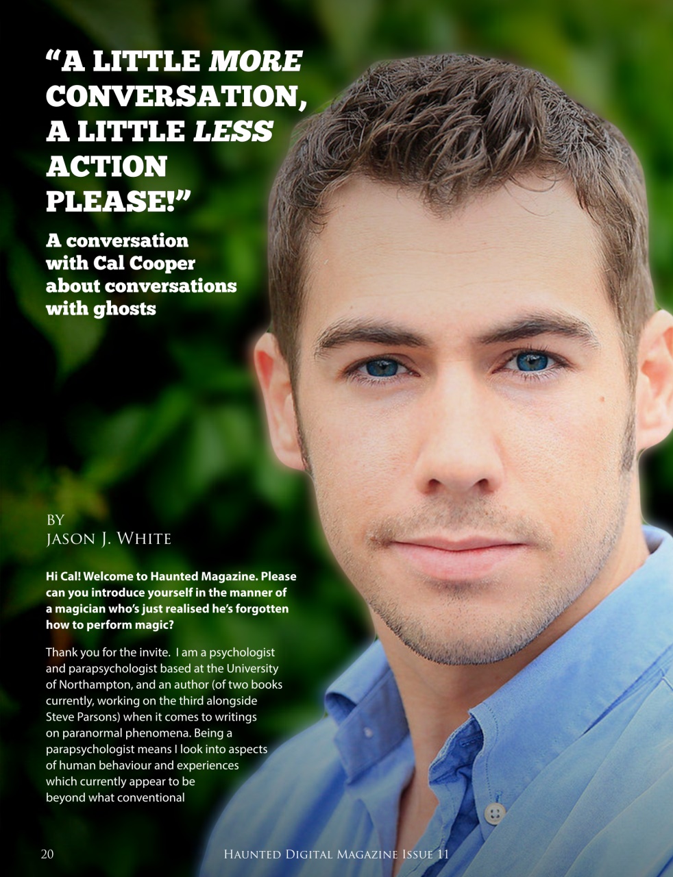 Haunted Magazine Preview Pages