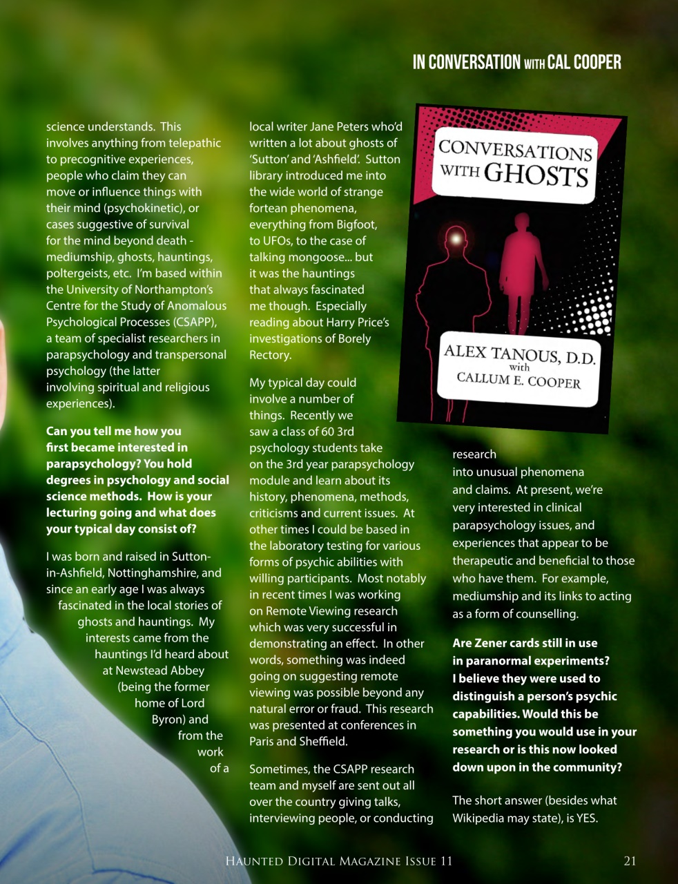 Haunted Magazine Preview Pages