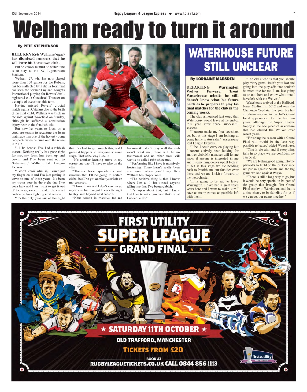League Express Preview Pages