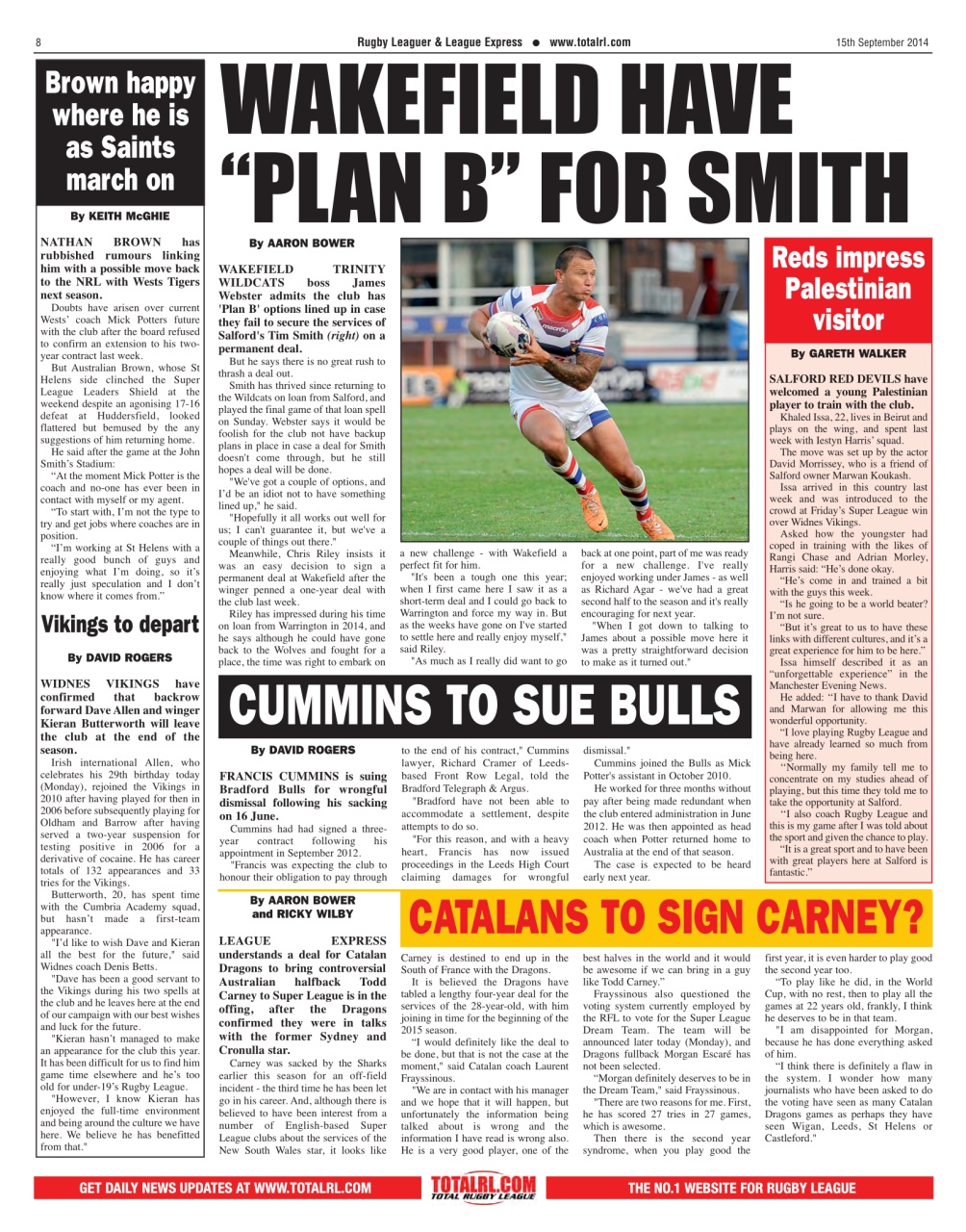 League Express Preview Pages