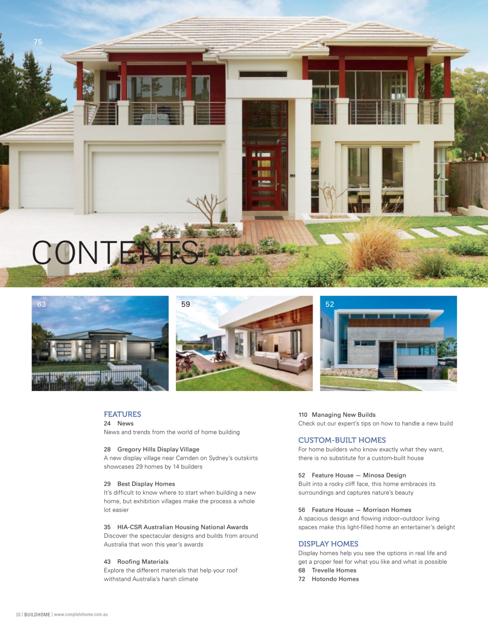 Build Home Preview Pages