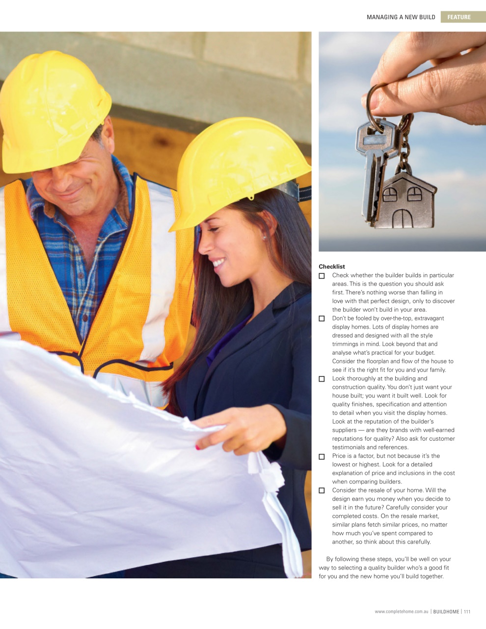 Build Home Preview Pages