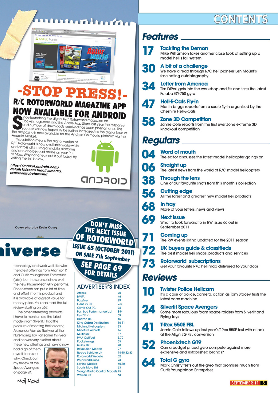 Radio Control Rotor World Preview Pages