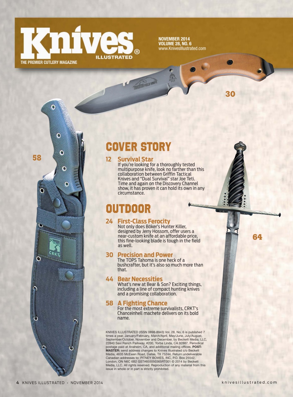 Knives Illustrated Preview Pages