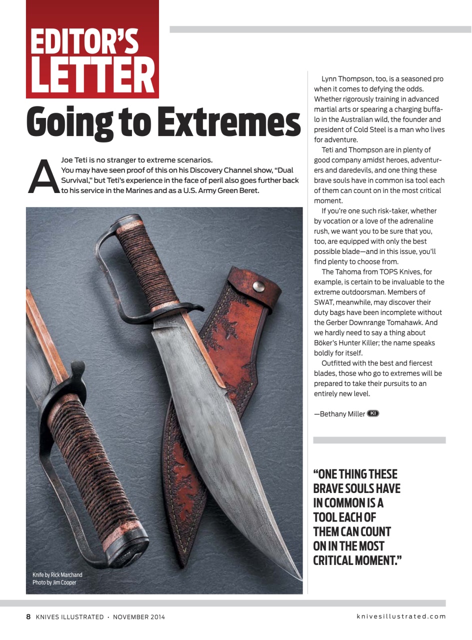 Knives Illustrated Preview Pages
