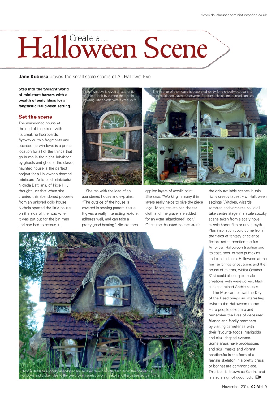Dolls House and Miniature Scene Preview Pages