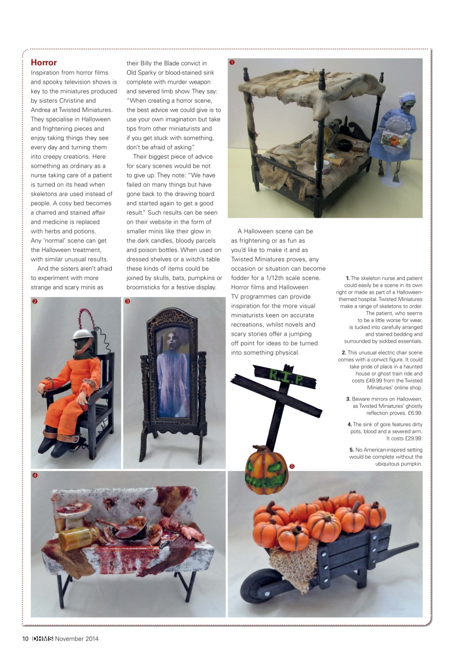 Dolls House and Miniature Scene Preview Pages