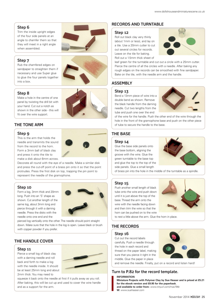 Dolls House and Miniature Scene Preview Pages