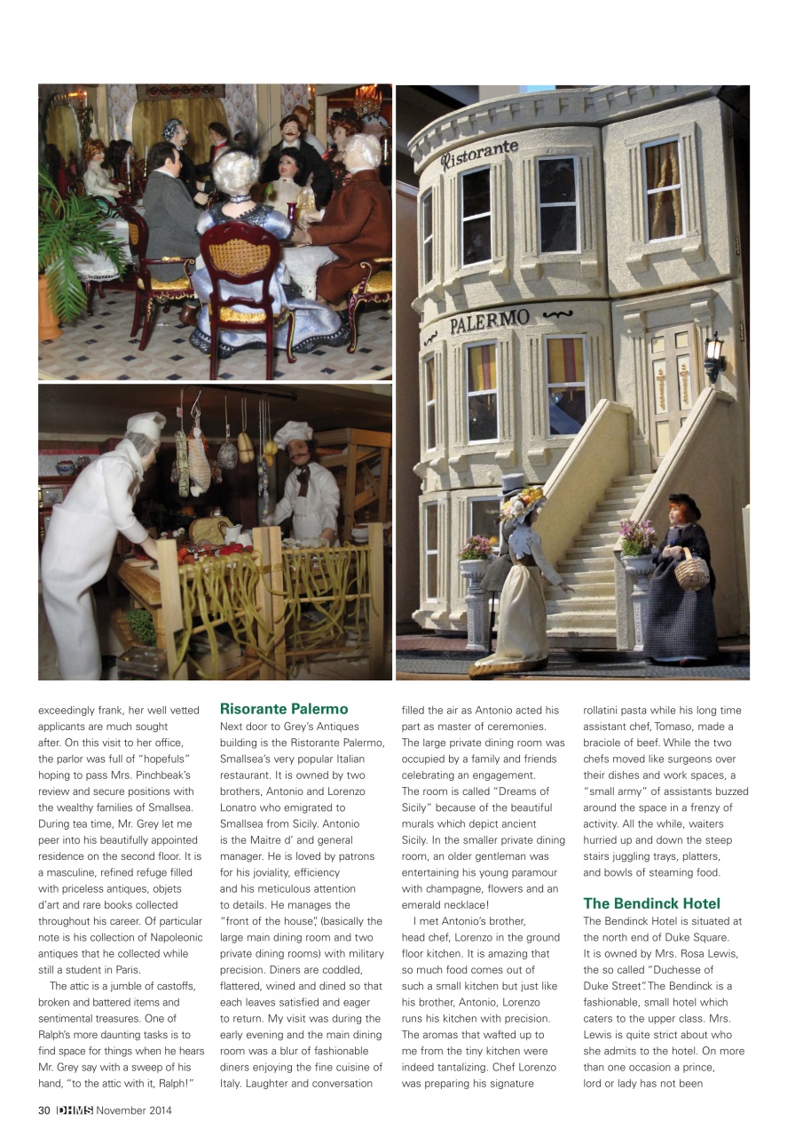 Dolls House and Miniature Scene Preview Pages