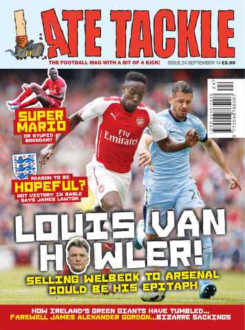 Late Tackle Football Magazine issue September 2014