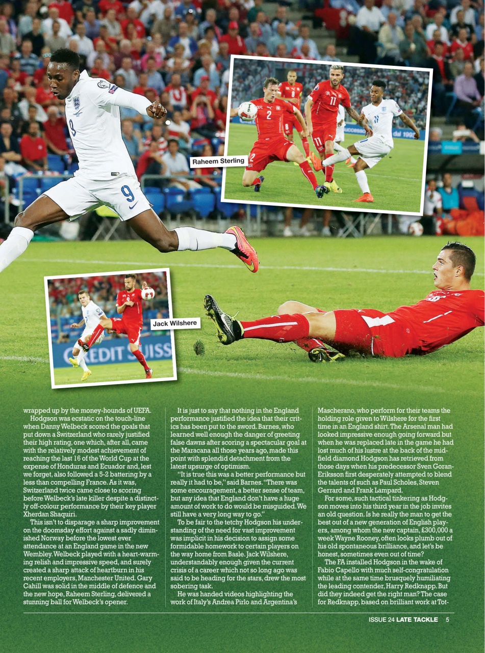 Late Tackle Football Magazine Preview Pages