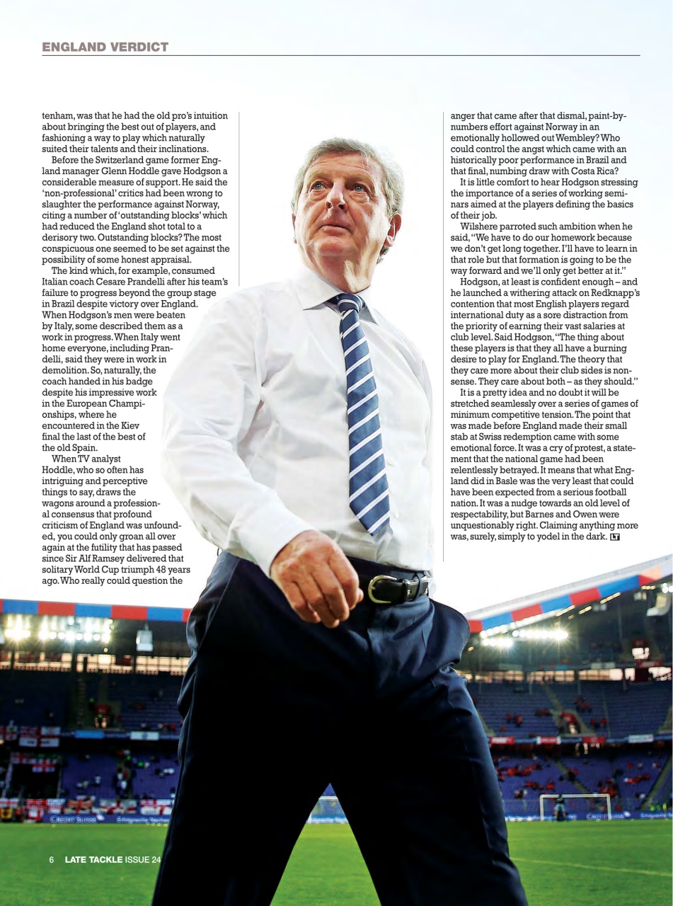 Late Tackle Football Magazine Preview Pages