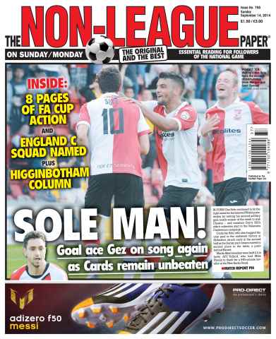 The Non-League Football Paper issue 14th September 2014