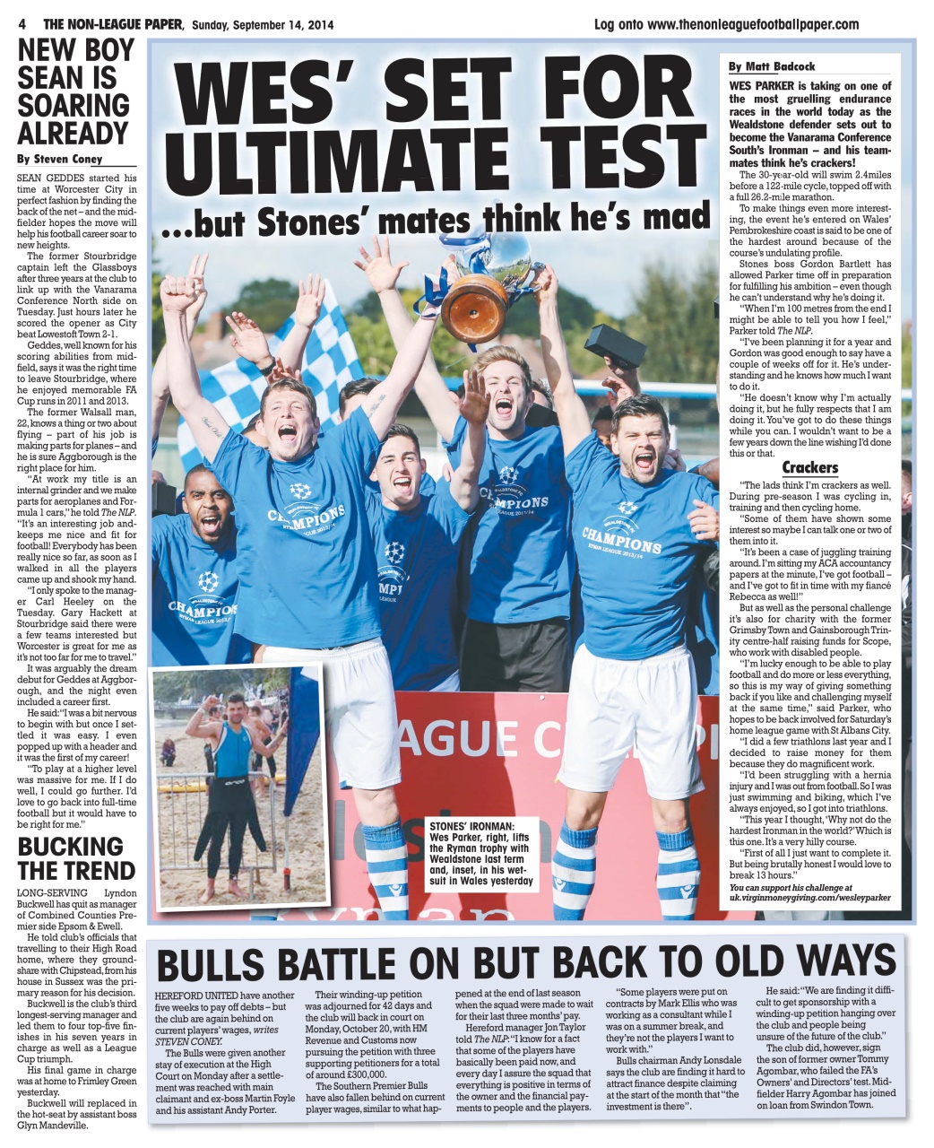 The Non-League Football Paper Preview Pages