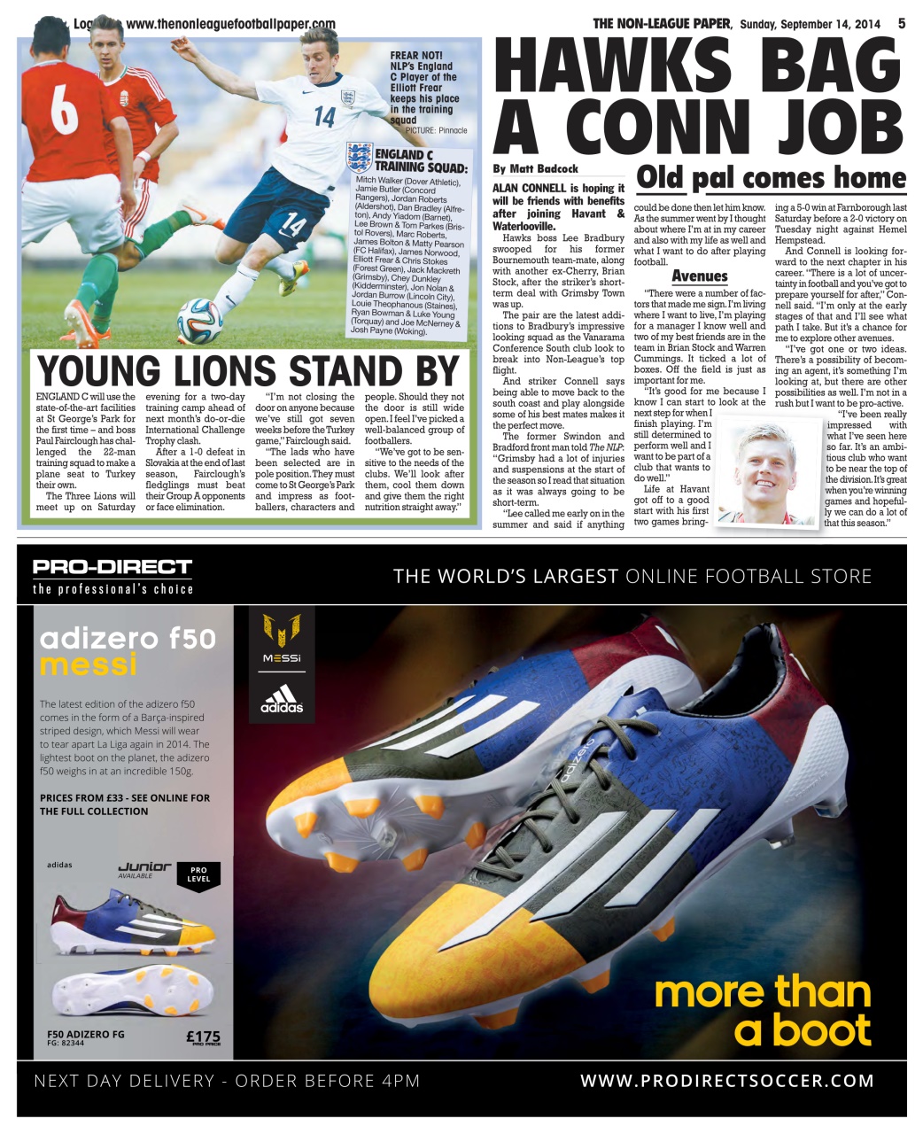 The Non-League Football Paper Preview Pages