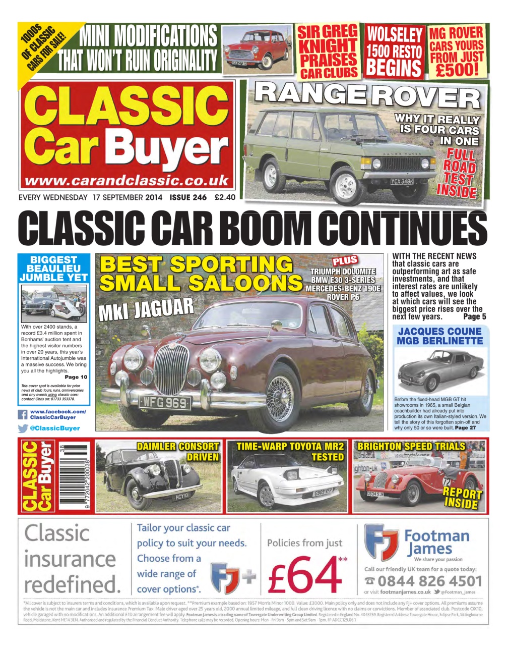 Classic Car Buyer Preview Pages