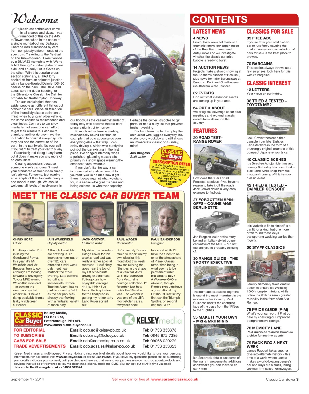 Classic Car Buyer Preview Pages
