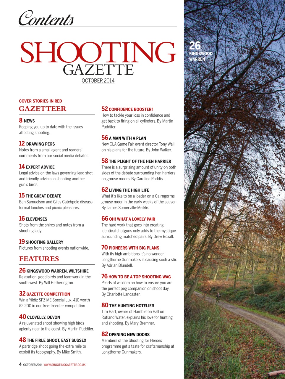 Shooting Gazette Preview Pages
