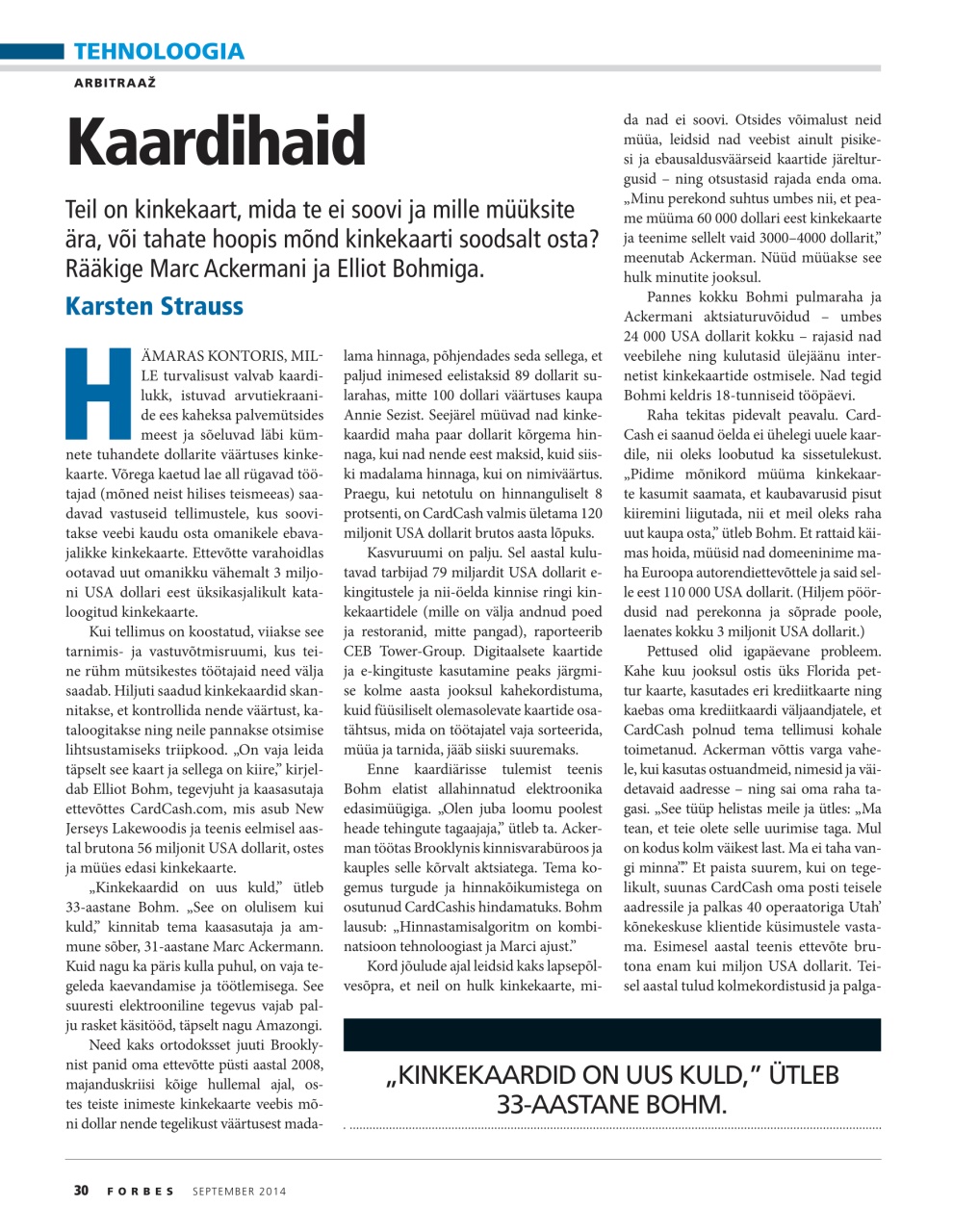 Forbes Estonia Preview Pages