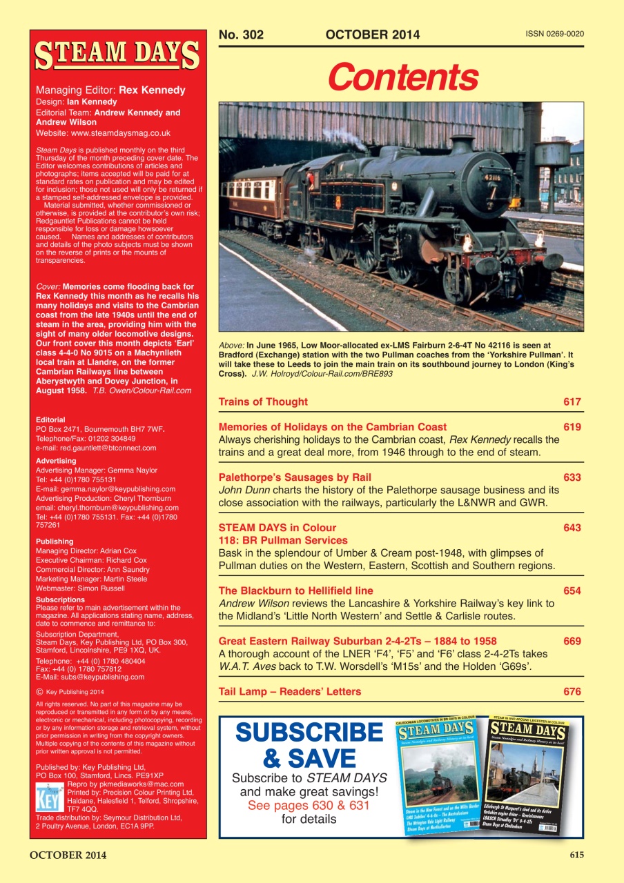 Steam Days Preview Pages