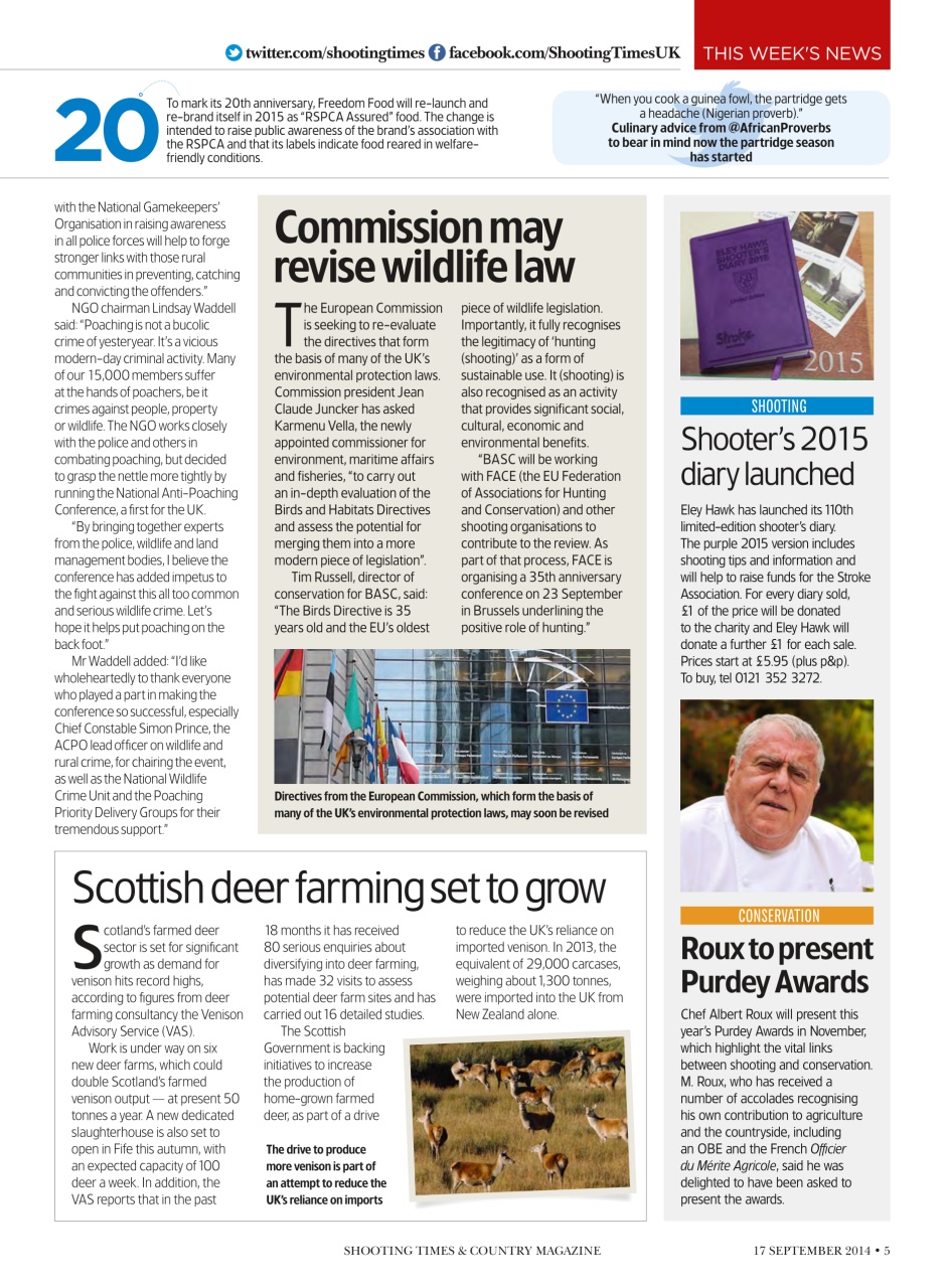 Shooting Times & Country Preview Pages