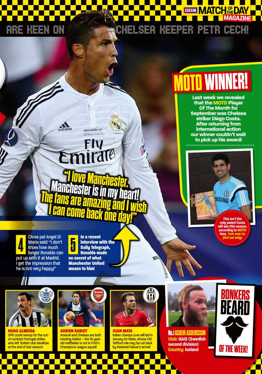 Match of the Day Preview Pages