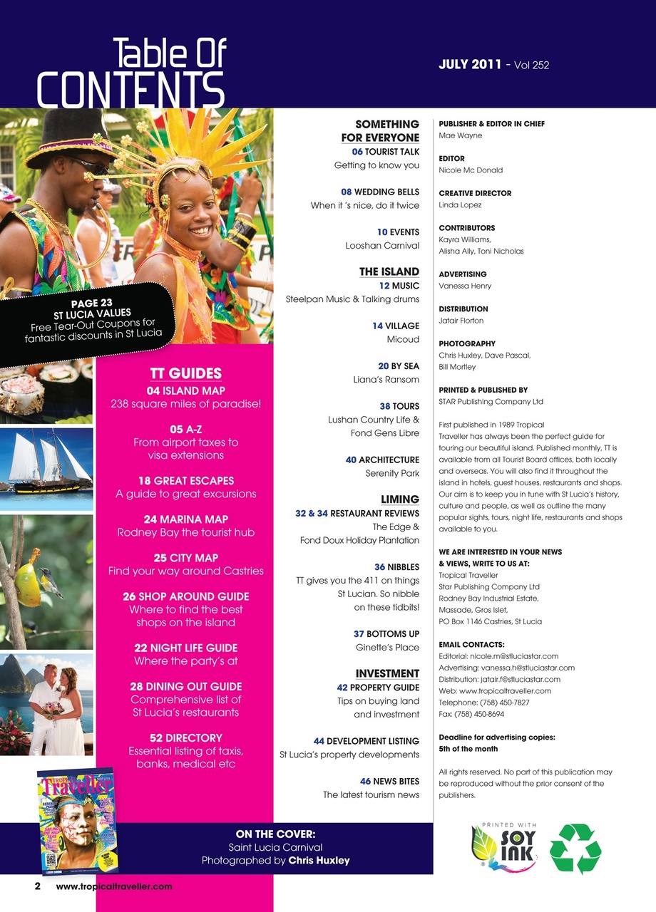 Tropical Traveller Preview Pages