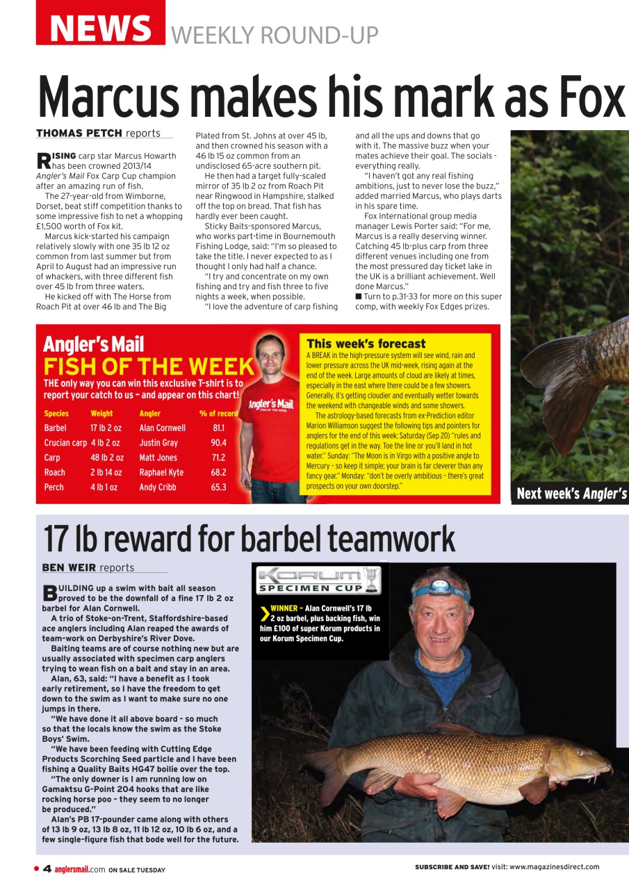 Anglers Mail Preview Pages