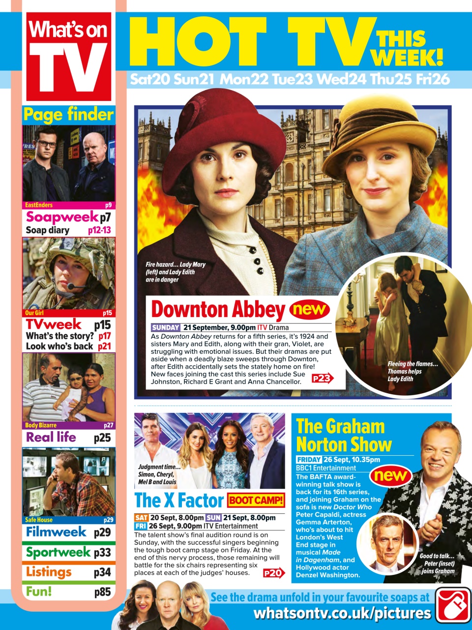 What's on TV Preview Pages