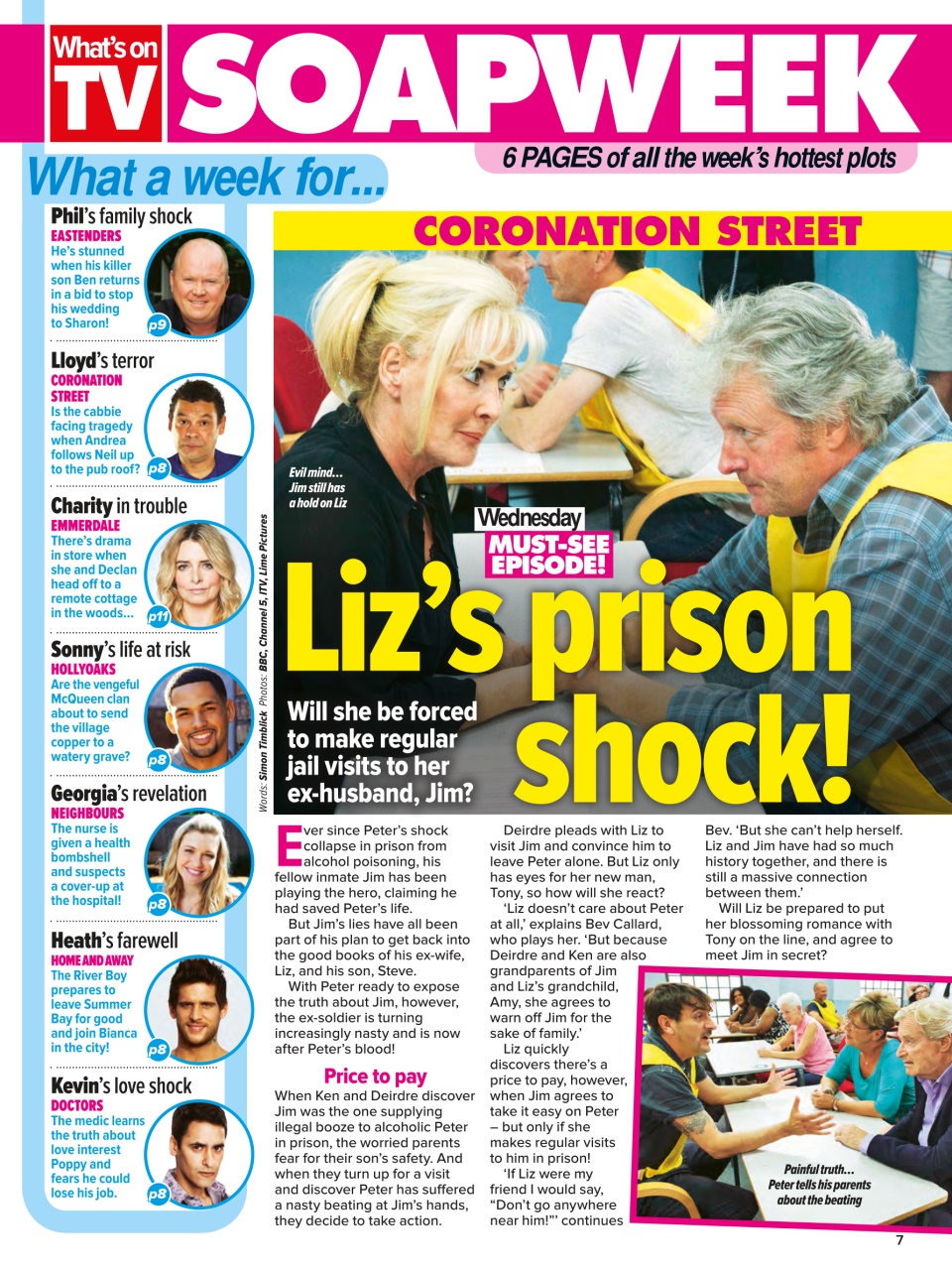 What's on TV Preview Pages