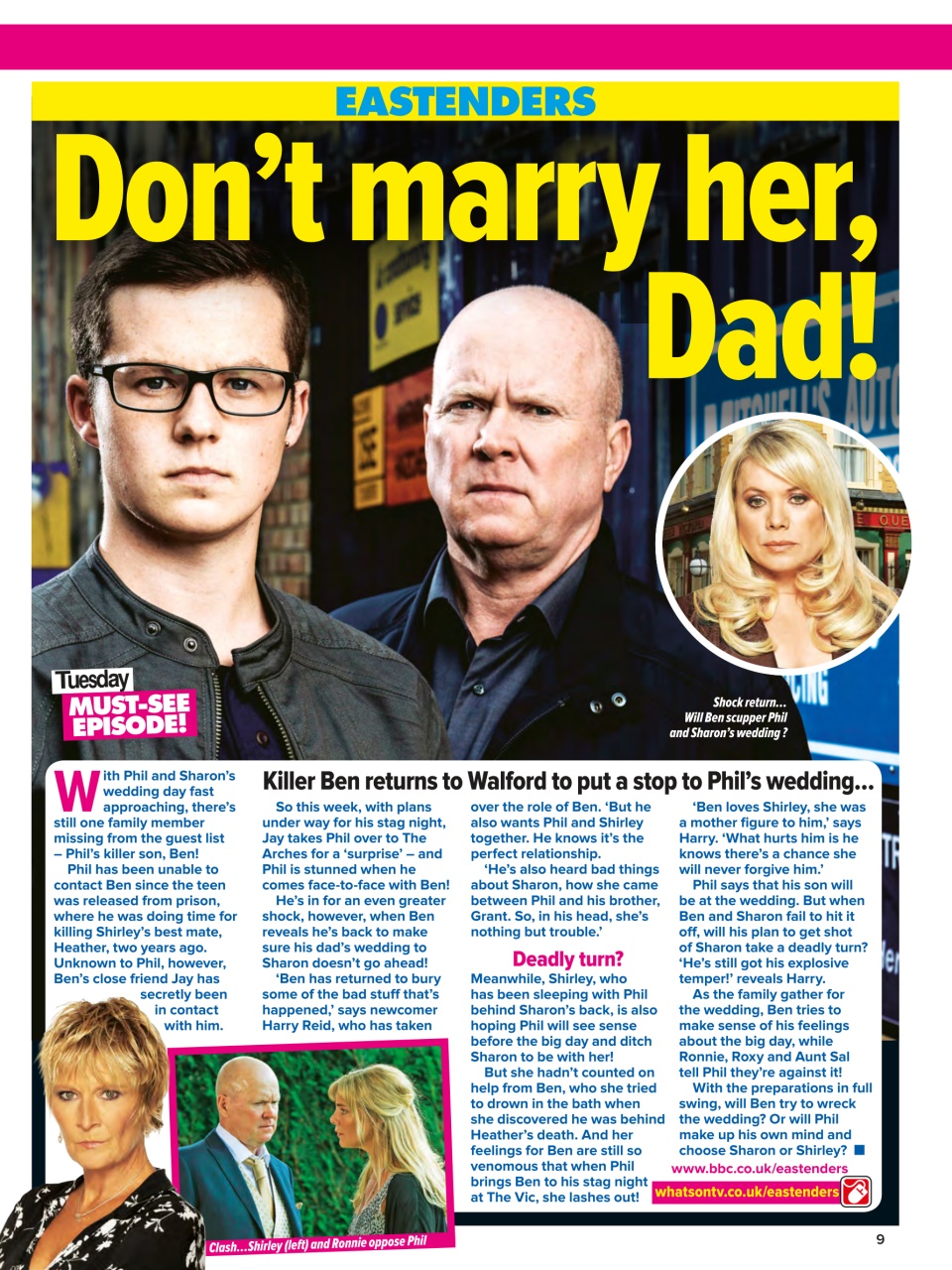 What's on TV Preview Pages