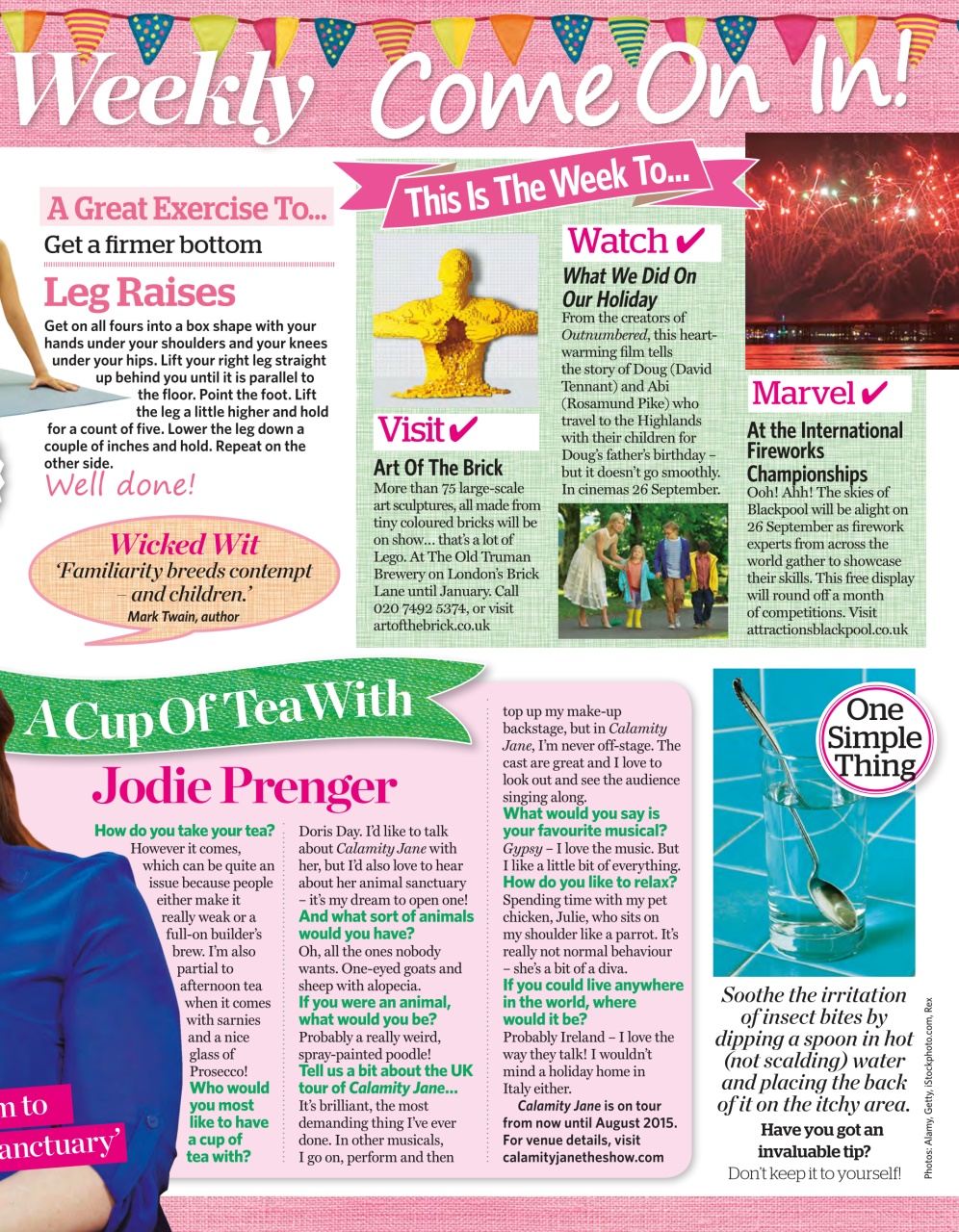 Woman's Weekly Preview Pages