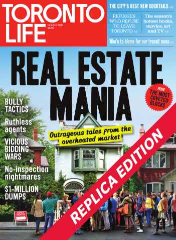 Toronto Life issue OCTOBER 2014