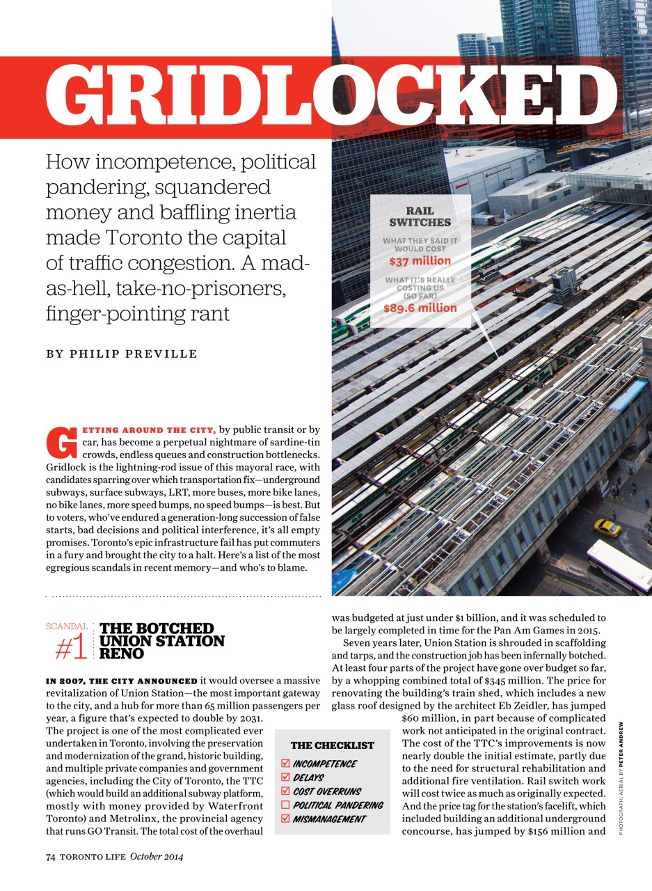Toronto Life Preview Pages