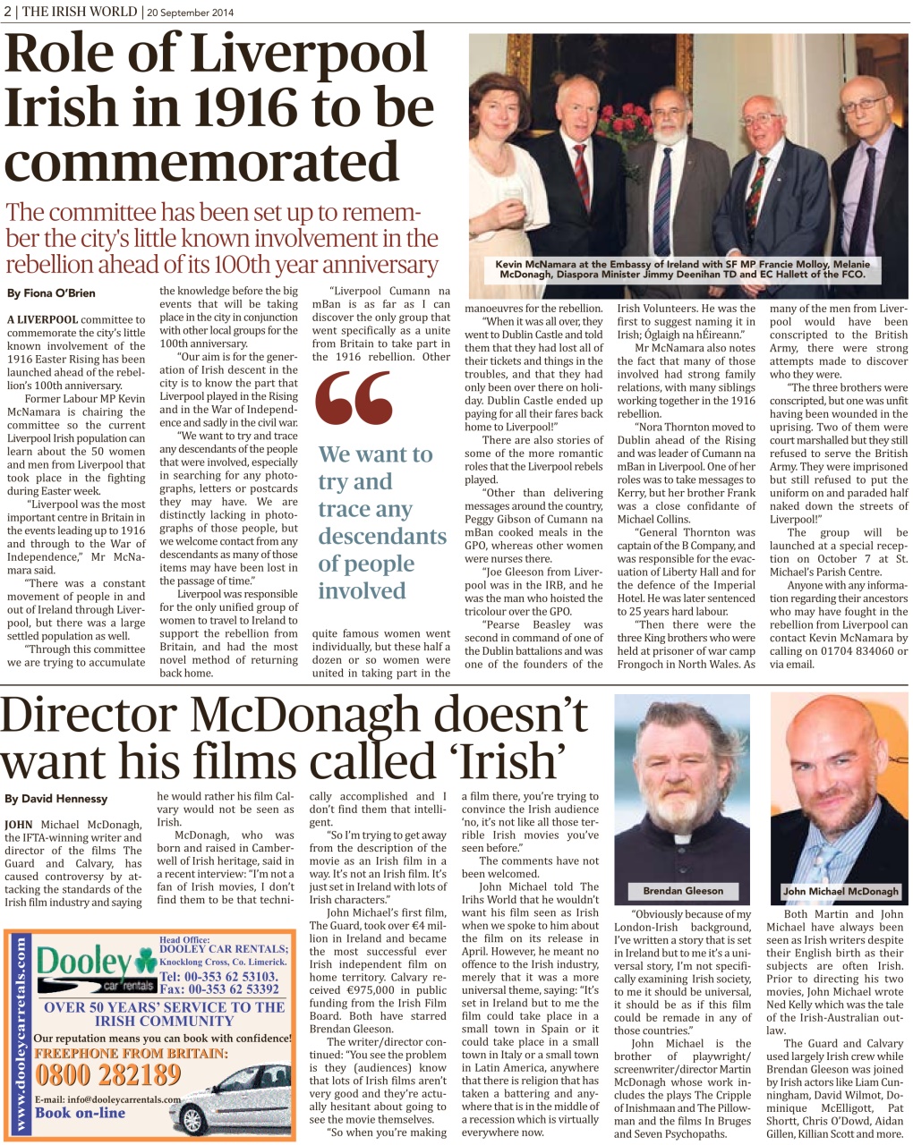 Irish World Preview Pages