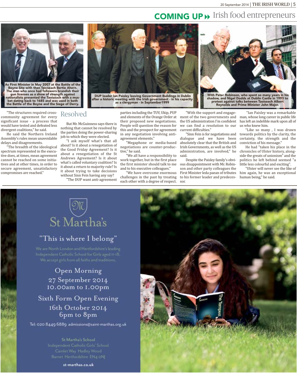 Irish World Preview Pages