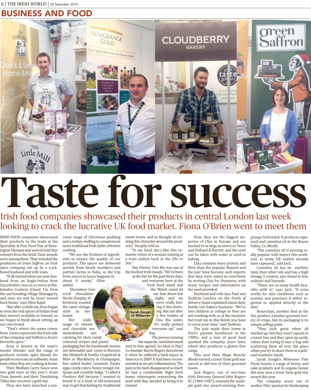 Irish World Preview Pages