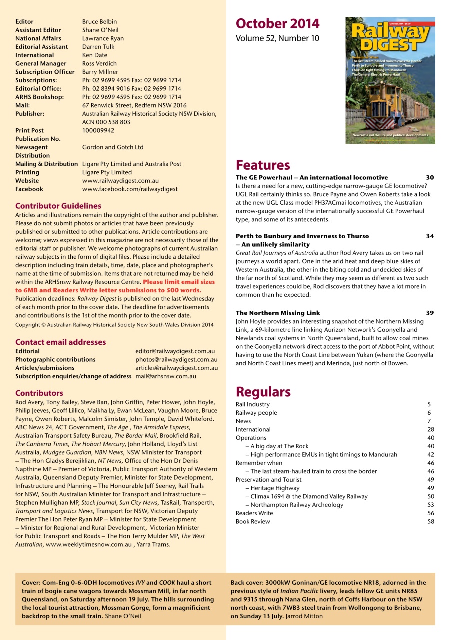 Railway Digest Preview Pages