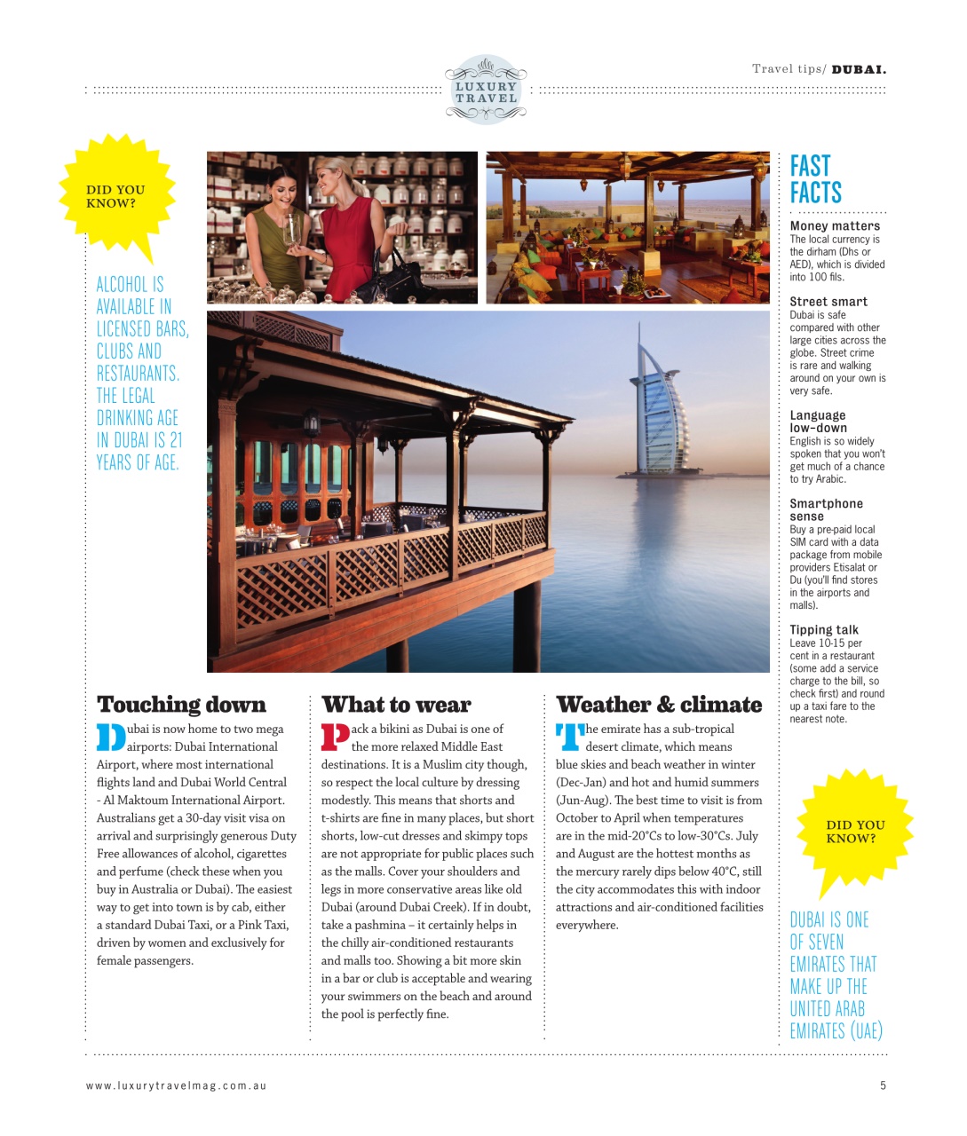 Luxury Travel Preview Pages
