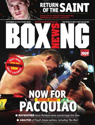 Boxing News issue September 16 2014