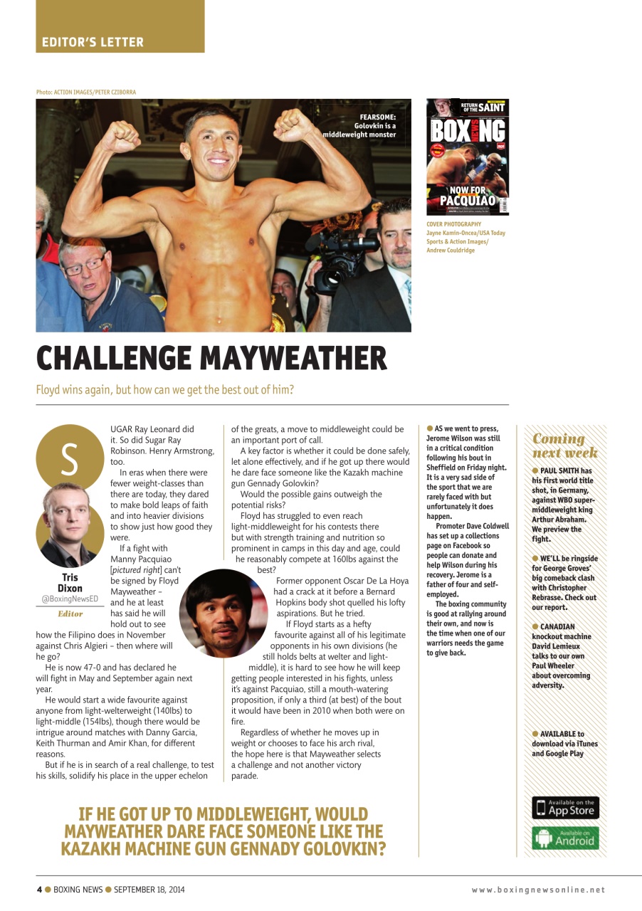 Boxing News Preview Pages