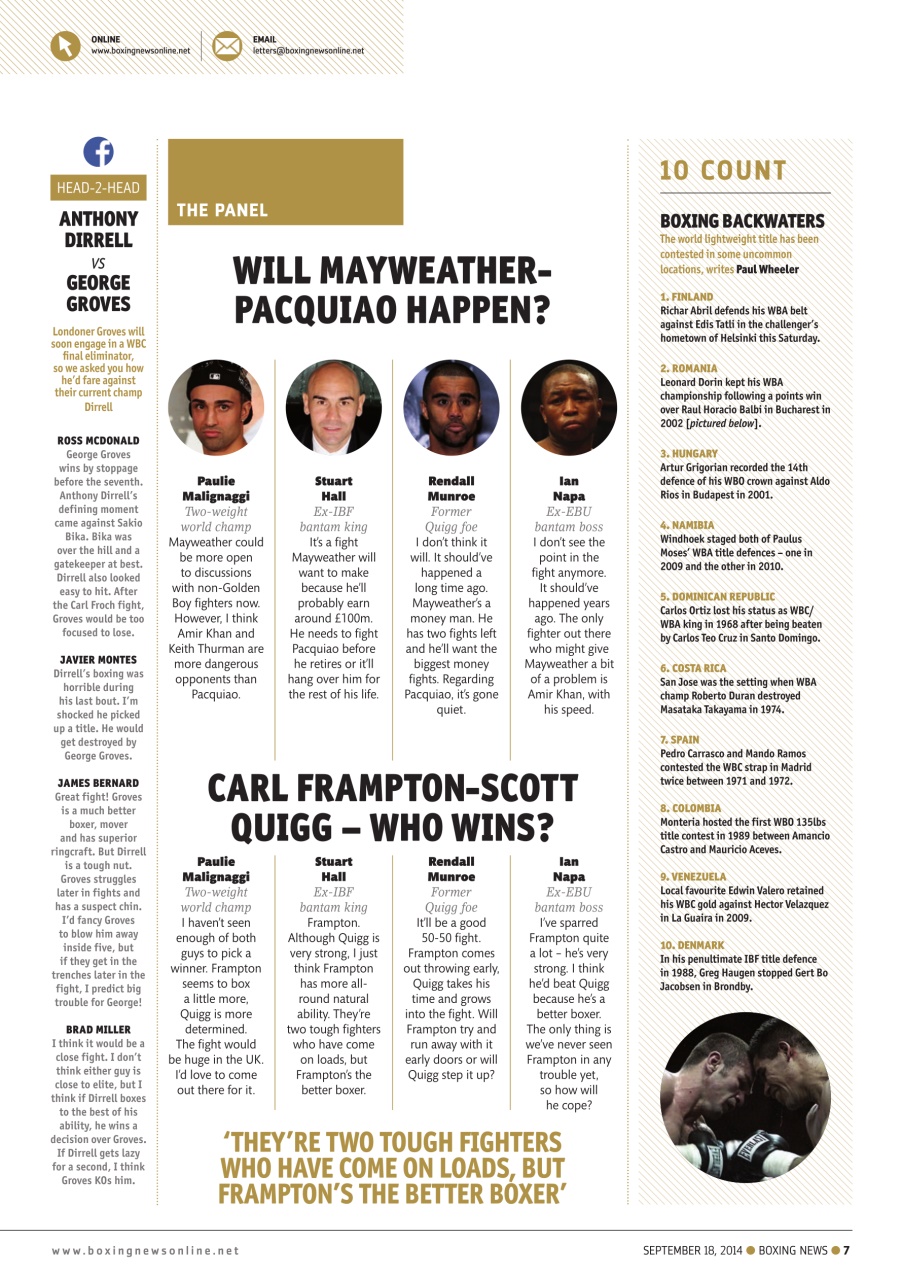 Boxing News Preview Pages