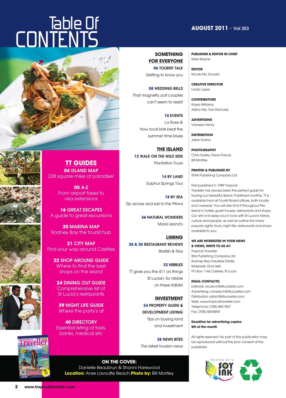 Tropical Traveller Preview Pages