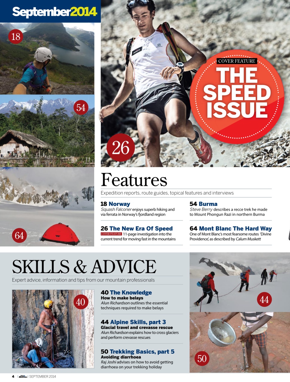 Trek & Mountain Magazine Preview Pages
