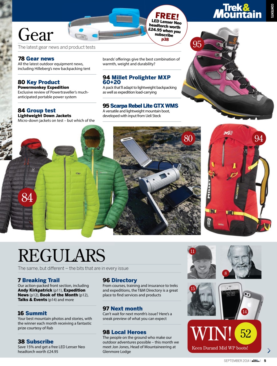 Trek & Mountain Magazine Preview Pages