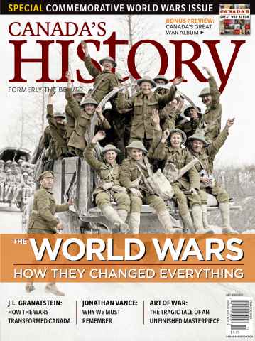 Canada's History issue Oct/Nov 2014