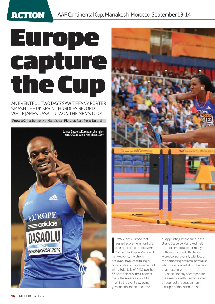 AW – Athletics Weekly Magazine Preview Pages